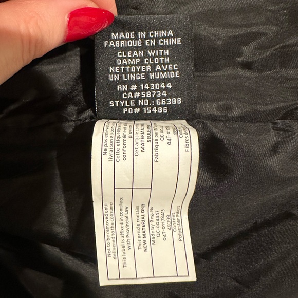 BAGATELLE.NYC Oversize Faux Leather Puffer Jacket, black, size Small - Picture 9 of 13